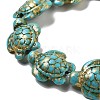 Synthetic Turquoise Dyed Beads Strands G-P507-05R-3
