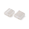 2-Hole Opaque Glass Seed Beads SEED-YW0002-38-3