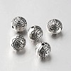 Tibetan Style Alloy Round Beads TIBEB-O004-43-1