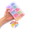 200Pcs 10 Colors Imitation Jelly Acrylic Beads MACR-YW0001-97-5