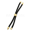 Nylon Cords Bracelet Makings Fit for Connector Charms AJEW-P116-01G-12-2
