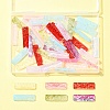 50Pcs Baking Paint Glass Pendants GLAA-FS0001-91-7