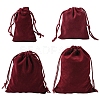 30Pcs Rectangle Velvet Pouches TP-FS0001-02B-2