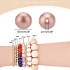45Pcs 3 Colors Food Grade Eco-Friendly Silicone Focal Beads SIL-PH0001-09-4