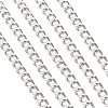 Aluminium Curb Chains X-CHA-T001-25S-2