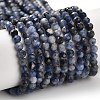 Natural Sodalite Beads Strands G-B107-A03-05-2