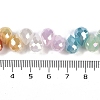 Electroplate Glass Beads Strands EGLA-B009-02-4