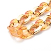 Plastic Curb Chain Necklaces NJEW-JN03550-4
