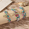 3Pcs Alloy Charm Bracelets FS-WGD51AD-02-1
