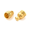 Rack Plating Brass Cord Ends KK-Q772-23G-3