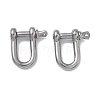 304 Stainless Steel Ring Clip Buckles for Bag Chain Strap STAS-C165-02A-P-1