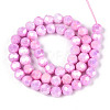 Anti-Tarnish Electroplate Glass Beads Strands EGLA-T021-10mm-15-02-2