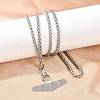 304 Stainless Steel Universal Phone Tether Tabs NJEW-D342-01P-5