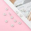 Iron Rhinestone Spacer Beads X-RB-A008-8MM-S-7