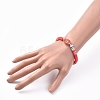 Handmade Polymer Clay Heishi Bead Stretch Bracelets BJEW-JB05076-04-5