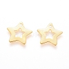 201 Stainless Steel Charms STAS-K154-10G-A-1