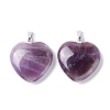 Natural Amethyst Pendants G-G956-B33-FF-2