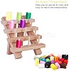 12 Spools Solid Wood Sewing Embroidery Thread Stand ODIS-PH0001-04-5