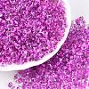 6/0 Inside Colours Transparent Glass Seed Beads X1-SEED-T007-07J-3