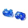 Transparent Glass Enamel Beads LAMP-V001-08D-2
