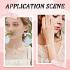 14Pcs 7 Colors Transparent Resin with Paillette Beads RESI-YW0006-12-6