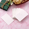 Rectangle Paper One Pair Earring Display Cards with Hanging Hole CDIS-YW0001-04-2