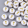 Plating Acrylic Beads X-PACR-R242-01T-1