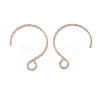 Ion Plating(IP) 316 Surgical Stainless Steel Earring Hooks STAS-D183-03RG-02-2