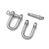 304 Stainless Steel Ring Clip Buckles for Bag Chain Strap STAS-C165-02A-P-2