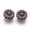 Tibetan Style Alloy Flower Beads LS-TIBEP-GC190-R-NR-2