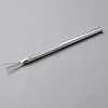 Iron 7-Pin Feather Wire Brush Texture Tool TOOL-WH0134-73S-2