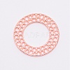 Zinc Alloy Filigree Joiners Links LS-PALLOY-WH0076-41RG-RS-1