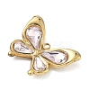 304 Stainless Steel & Glass Pendants STAS-G371-16G-05-2