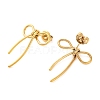 Ion Plating(IP) 304 Stainless Steel Stud Earrings EJEW-G395-16G-2