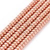 Electroplate Non-magnetic Synthetic Hematite Beads Strands G-L485-04A-RG-1