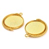 Zinc Alloy Pendant Cabochon Settings FIND-NH0001-13B-G-2