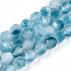 Dyed Natural White Jade Beads Strands G-T139-8mm-45X-2