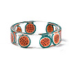 Transparent Resin Fruit Finger Ring for Women X1-RJEW-T022-030-4