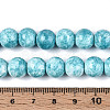 Baking Paint Glass Beads Strands DGLA-N016-10mm-08-4