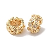 Long-Lasting Plated Brass Micro Pave Clear Cubic Zirconia European Beads KK-K381-18A-G02-1