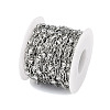 Non-Tarnish 304 Stainless Steel Link Chain CHS-H028-07B-P-3