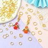 90Pcs 3 Styles Iron Open Jump Rings IFIN-YW0003-45-4