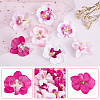 CRASPIRE 100Pcs 4 Colors Cloth Imitation Phalaenopsis Amabilis AJEW-CP0001-86-6