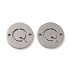 Non-Tarnish 201 Stainless Steel Hollow Flat Round Links FIND-R149-03Q-P-1