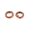 Brass Saw Cut Open Jump Rings KK-G514-01A-R-2