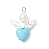 Angel and Heart Pendants PALLOY-JF03789-3