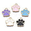 Alloy Enamel Pendants ENAM-T016-22LG-RS-1