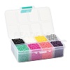 FGB 200G 8 Colors 12/0 Grade A Round Glass Seed Beads SEED-JP0010-10-2mm-6