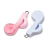 Opaque Resin Pendants RE-CBAEB26-01A-3