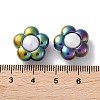 UV Plating Rainbow Iridescent Acrylic Beads OACR-H112-19B-3